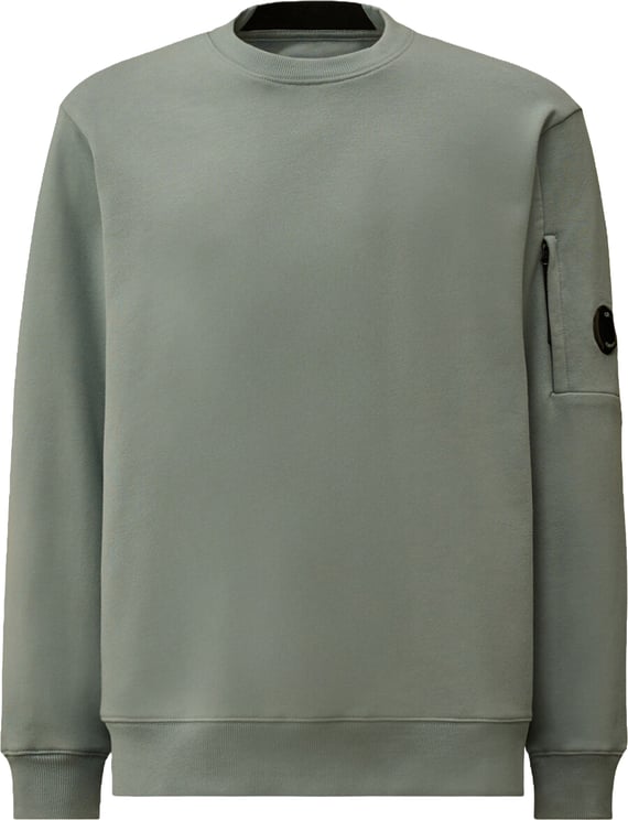CP Company DIAGONAL RAISED FLEECE LENS SWEATER