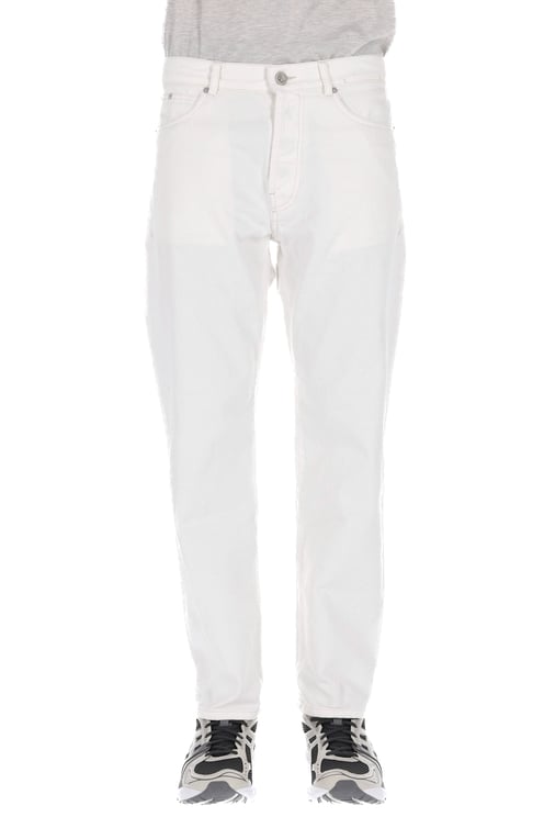 CP Company White 10oz Cotton Bull Jeans