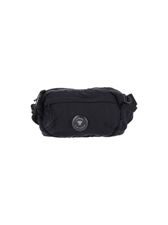 CP Company Blue Nylon B Lens Belt Bag