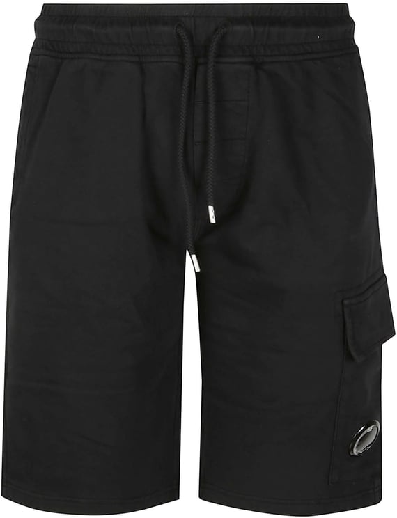 CP Company Cargo Lens Sweatshort Black