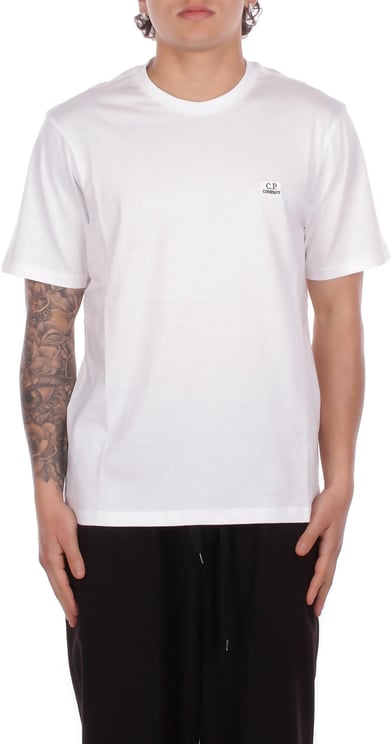 CP Company T-Shirts And Polos Gauze White