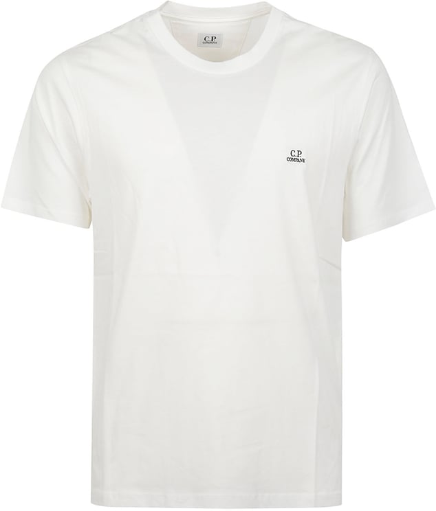 CP Company 30/1 Jersey Logo Patch T-shirt White