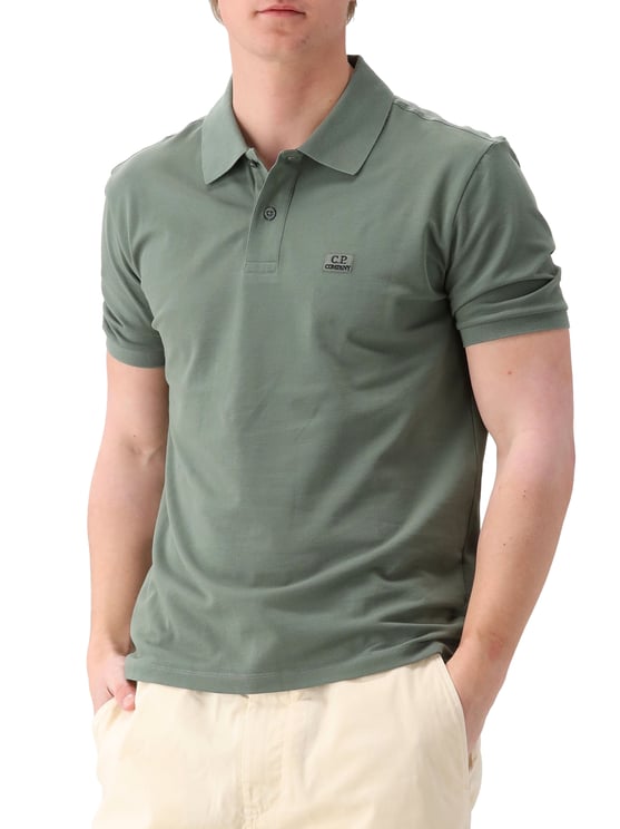 CP Company CP Company Polo Groen Stretch Piquet
