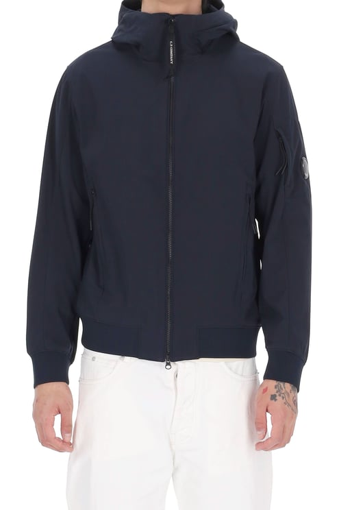 CP Company Blue Polyester Blend Jacket
