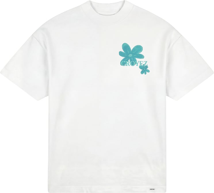 Croyez Croyez Croyez Botanique T-Shirt CRB30026057 White/Tiffany Blue 40020