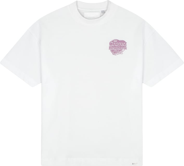Croyez Croyez Croyez Heartbreak Club T-Shirt CRA40026043 White 40001