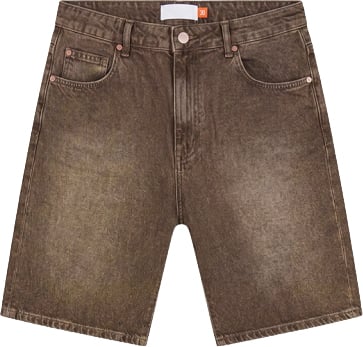 Croyez Croyez Croyez CD2 Washed Denim Shorts CRA40026017 Washed Brown 5022