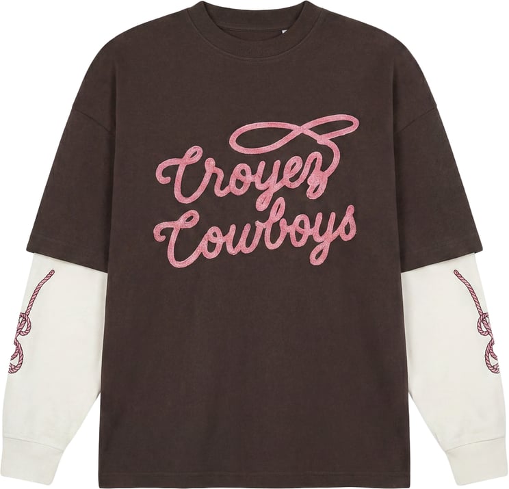 Croyez Croyez Cowboys Double Sleeve T-Shirt