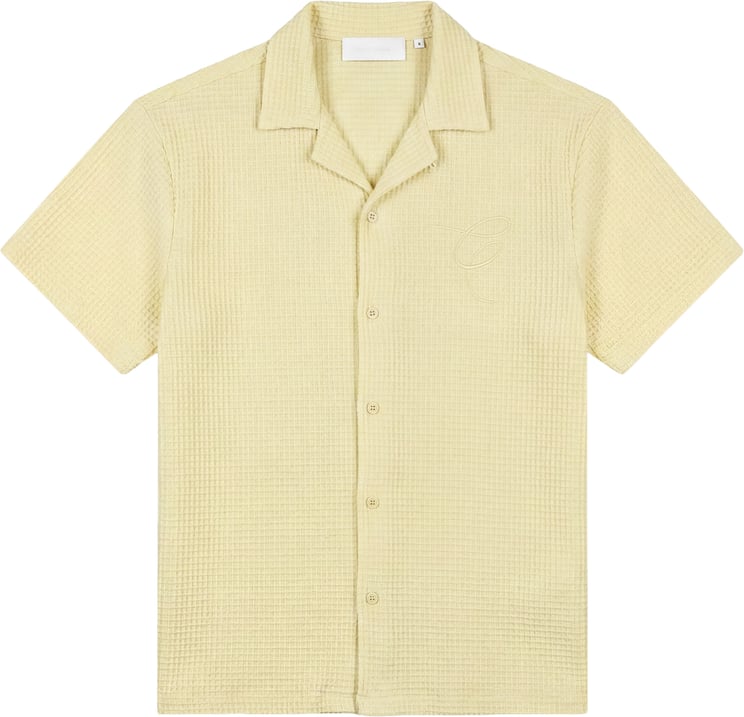 Croyez Croyez Initial Waffle Shirt