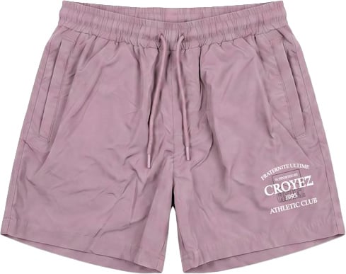 Croyez Croyez Croyez Overlay Fraternite Swim Shorts CRA40026067 Mauve 47004