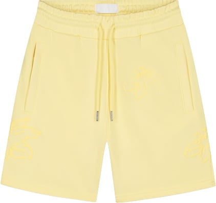 Croyez Croyez Initial Flower Shorts