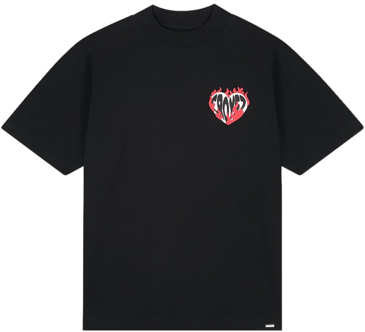 Croyez Croyez Heart On Fire T-Shirt