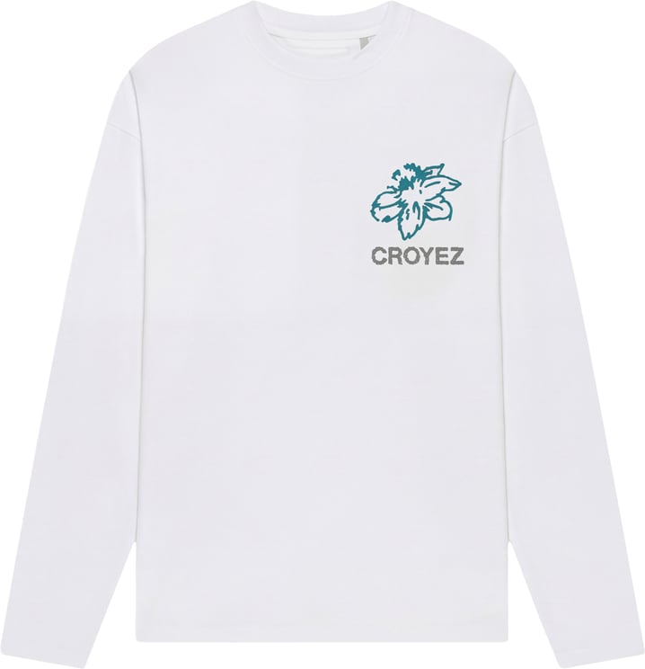 Croyez Croyez Croyez Gardener Longsleeve CRB30026049 White/Tiffany Blue 40020