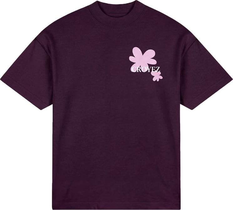 Croyez Croyez Croyez Botanique T-Shirt CRB30026057 Burgundy 45004