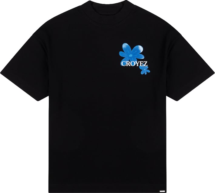 Croyez Croyez Botanique T-Shirt CR2-SS25-14 Black/cobalt