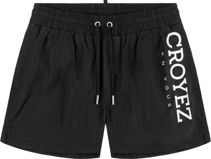 Croyez Croyez Croyez Side Swimshort CR2-SS23-29 Black