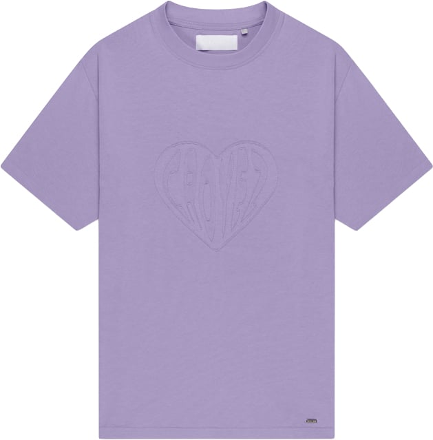 Croyez Croyez Cut Out Heart T-Shirts CR1-HS25-51 Lilac