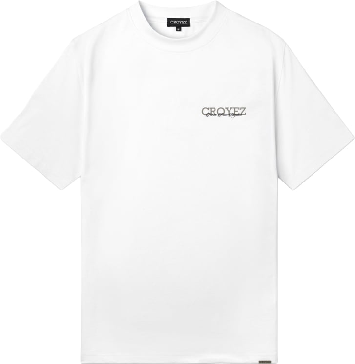 Croyez Croyez Frères T-Shirt CR1-SS23-21 White/vintagegrey
