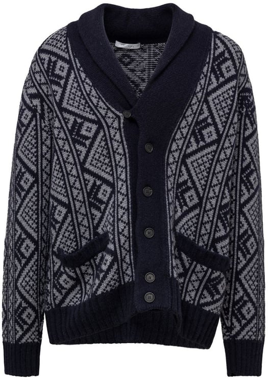 Cruciani Cruciani Bicolor Cashmere Cardigan