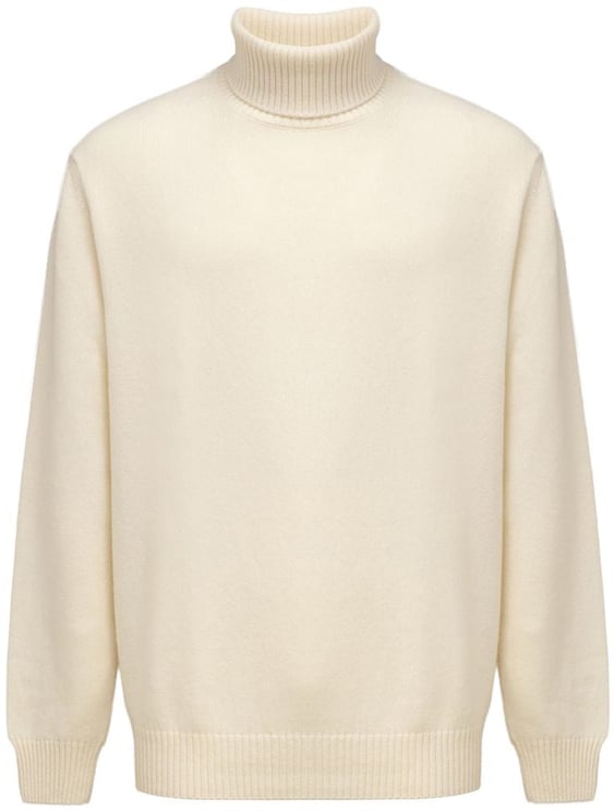 Cruciani Cruciani White Cashmere Turtleneck