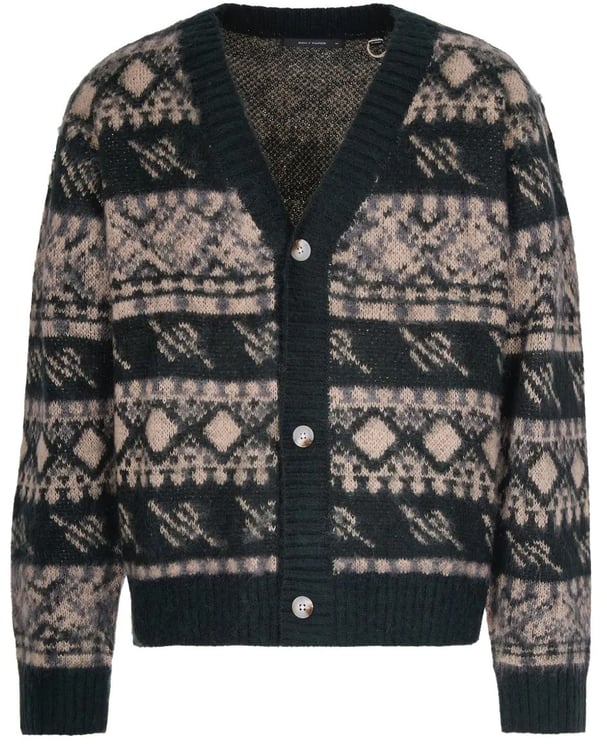 Daily Paper cardigan boutonne a motif