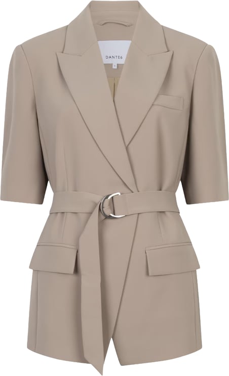 Dante6 Dante 6 Nissa Short Sleeve Blazer Blazers Zand 261150