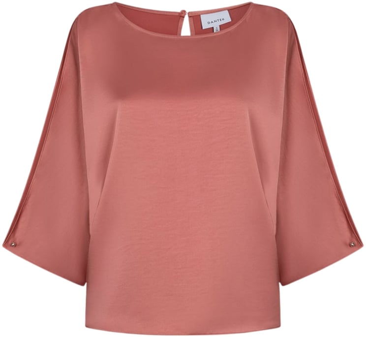 Dante6 Dante 6 Risette Flowing Satin Top Tops Koraal 261306