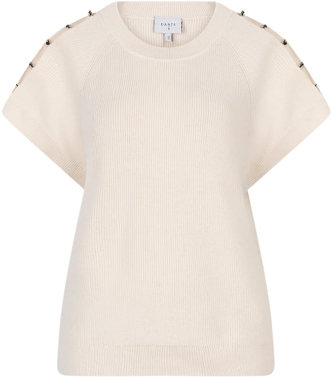 Dante6 Dante 6 Seattle Beaded Sweater Sweaters Creme 261391