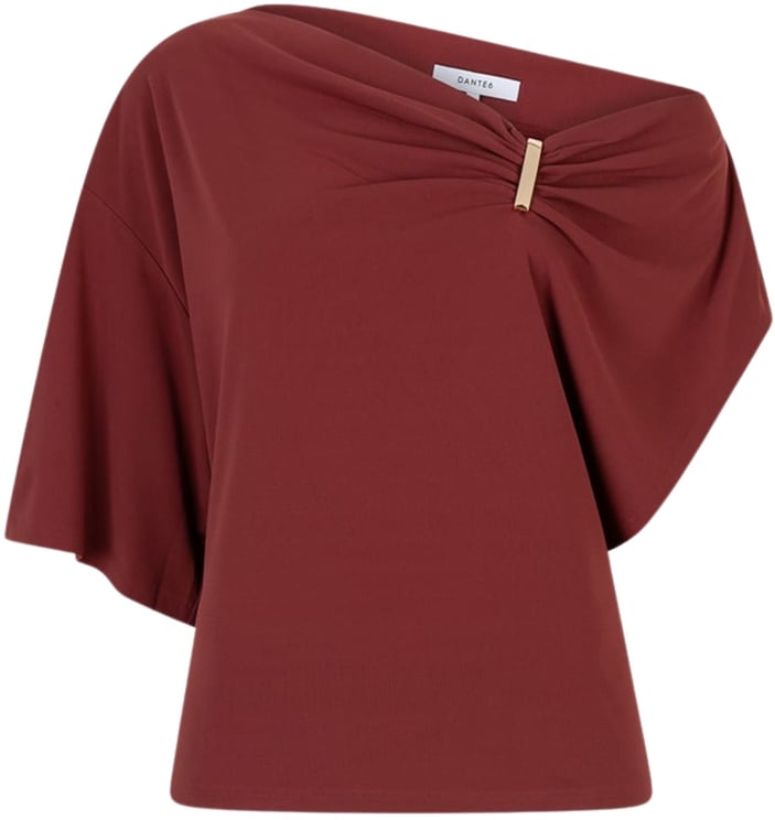 Dante6 Dante 6 Gou Embellished Drapey Top Tops Bordeaux 261481