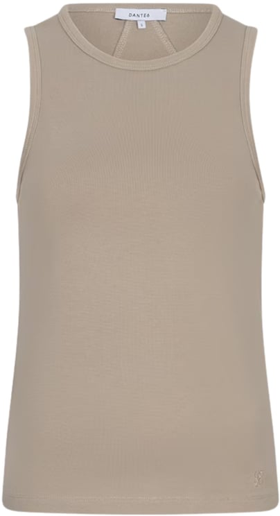 Dante6 Dante 6 Jovie Fine Rib Crewneck Tanktop Tops Zand 261520