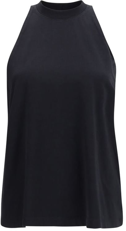 DARKPARK Darkpark Black Cotton Sleeveles T-Shirt