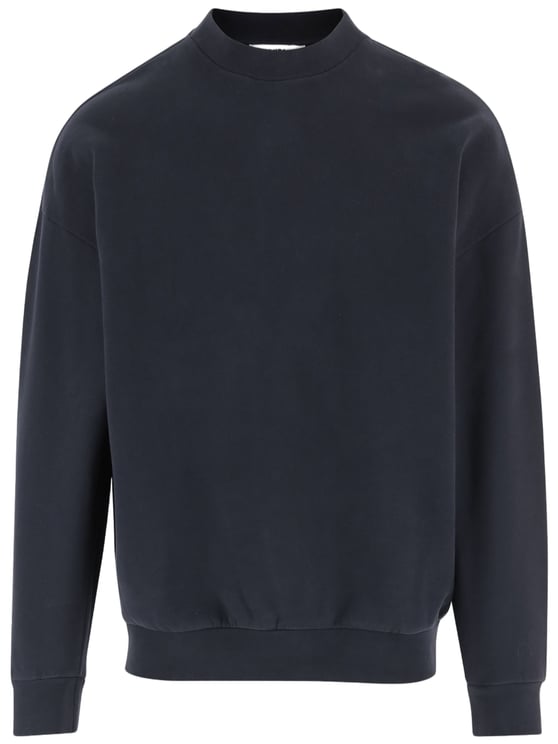 DARKPARK Navy Ribbed Cotton Sweatshirt