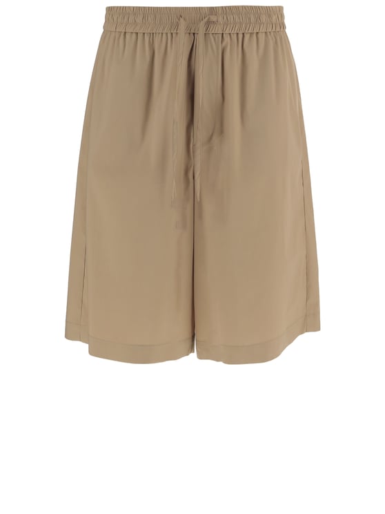DARKPARK Sand Tone Cotton Blend Shorts