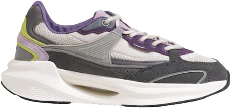 D.A.T.E. D.A.T.E Gray Fabric Chunky Sneakers