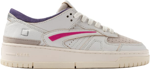 D.A.T.E. D.A.T.E. Sneakers Bianco/Fuxia