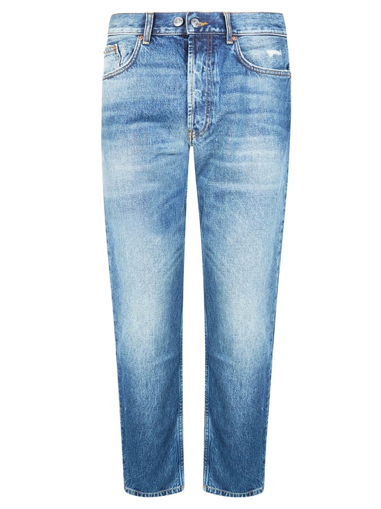 DEPARTMENT5 Men Faded Blue Distressed Jeans