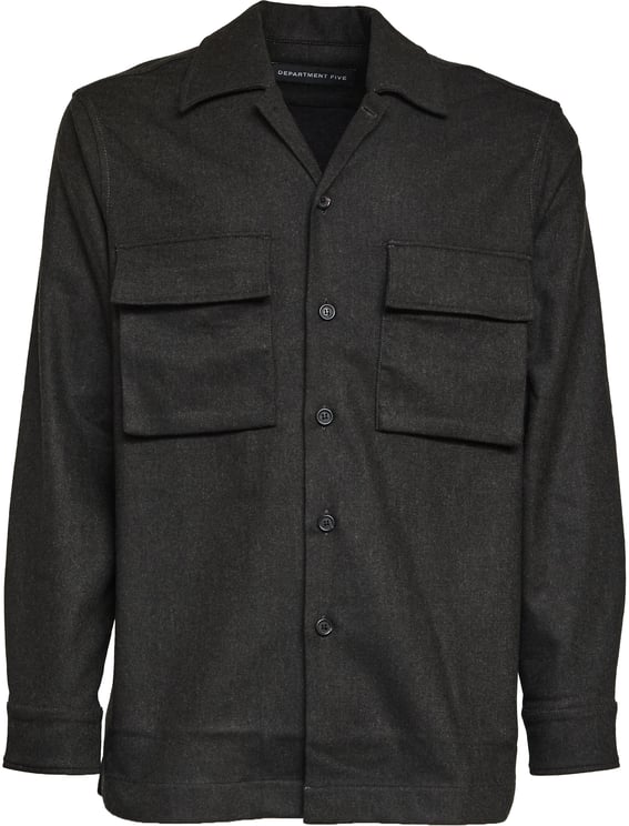 DEPARTMENT5 Overshirt Gocentre In Stile Militare
