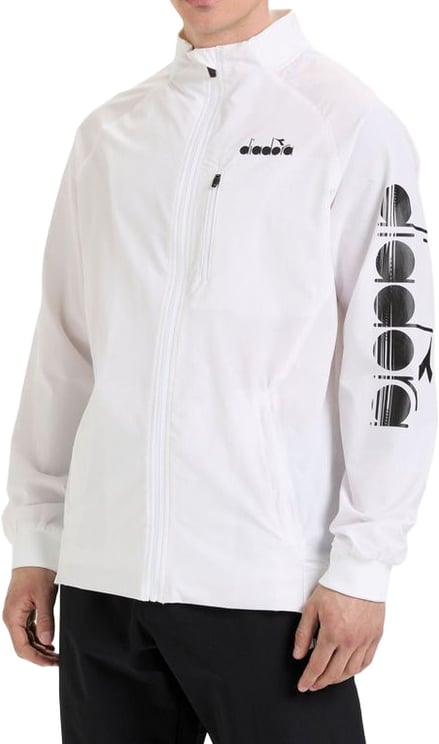 Diadora Diadora White Polyamide Shell Jacket