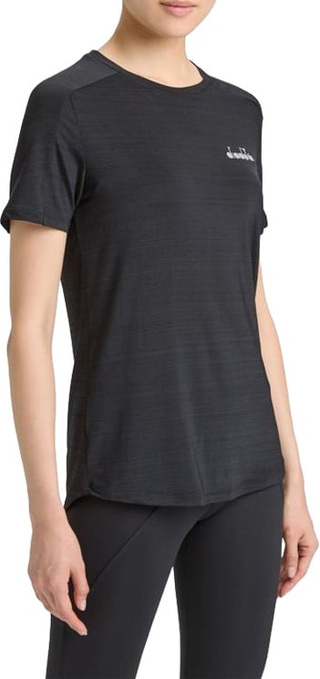 Diadora Diadora Black Polyester T-Shirt