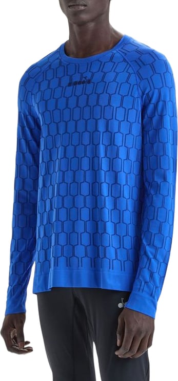 Diadora Diadora Blue Polyamide Long Sleeve T-Shirt