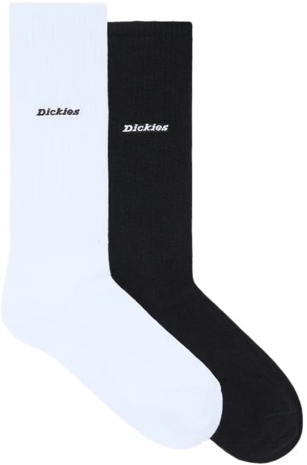 Dickies Dickies Longer Lenght 2 Pack Zwart en Wit