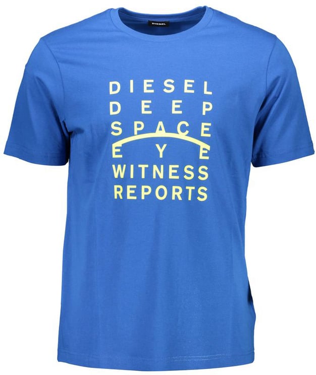 Diesel Diesel Blu Cotton Men T-Shirt