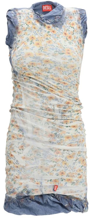 Diesel Diesel Multicolor Cotton Casual Dress