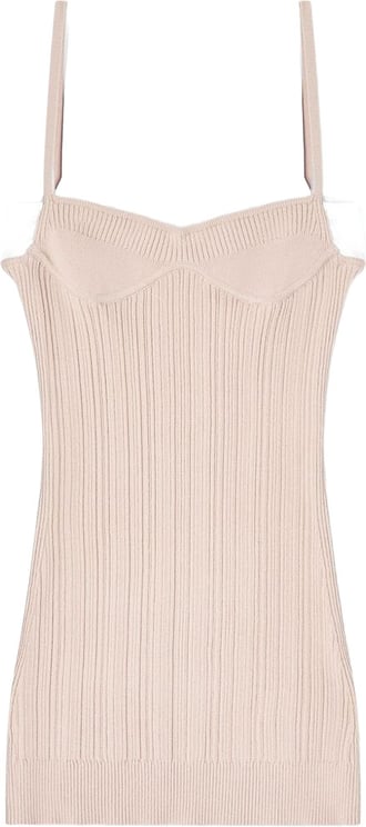 Diesel Ribbed Knit Bodycon Dress With Thin Straps