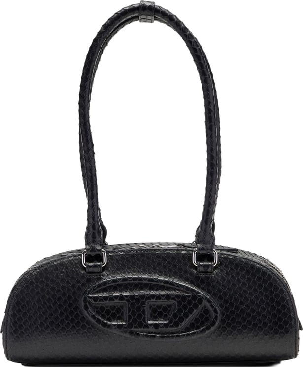 Diesel Elongated Handbag With Textured Snake-Like Pattern