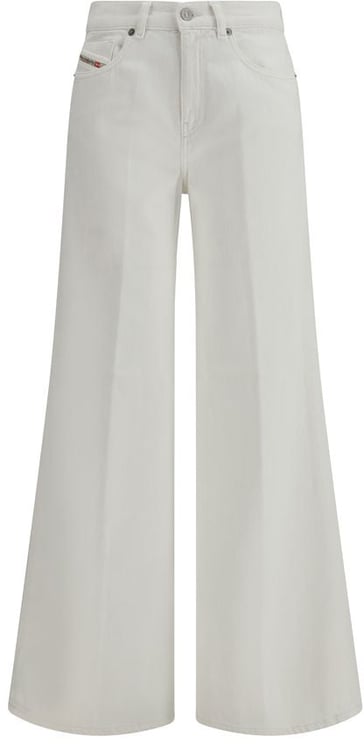 Diesel Diesel White Cotton Flared Jeans