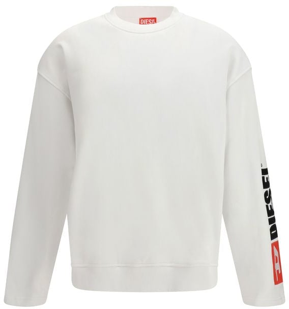 Diesel Diesel White Cotton Sweatshirt