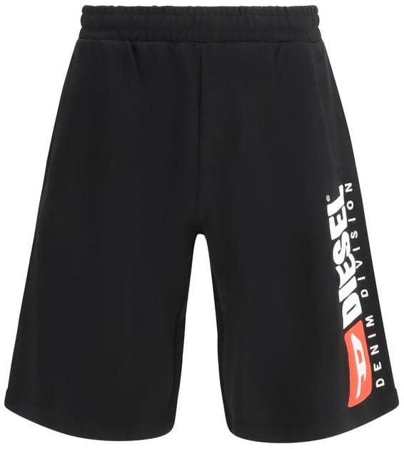 Diesel Diesel Black Cotton Bermuda Shorts