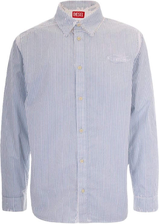 Diesel Camicia S-Simply Blue Stripes