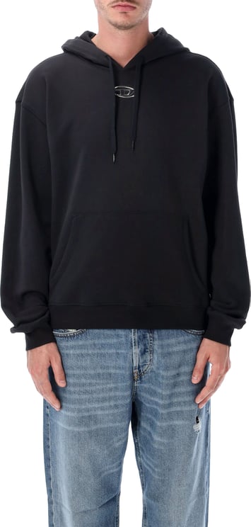 Diesel Oval D Hoodie Nero